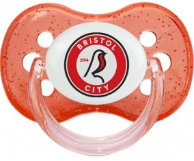 Bristol City Football Club Sucette Cerise Rouge à paillette