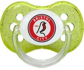 Bristol City Football Club Sucette Cerise Vert à paillette