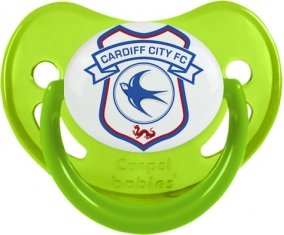 Cardiff City Football Club Sucette Physiologique Vert phosphorescente