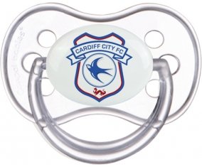 Cardiff City Football Club Tétine Anatomique Transparente classique