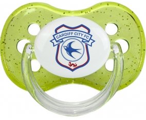 Cardiff City Football Club Sucette Cerise Vert à paillette