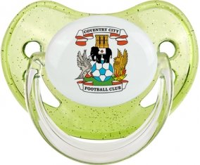 Coventry City Football Club Sucette Physiologique Vert à paillette