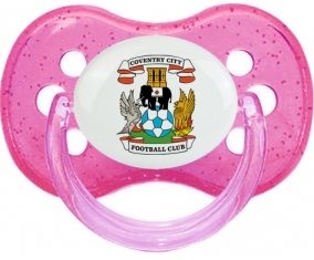 Coventry City Football Club Tétine Cerise Rose à paillette