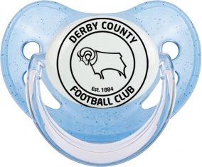 Derby County Football Club Tétine Physiologique Bleue à paillette