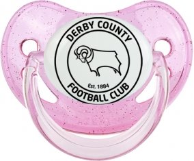 Derby County Football Club Tétine Physiologique Rose à paillette