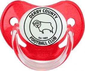 Derby County Football Club Tétine Physiologique Rouge à paillette