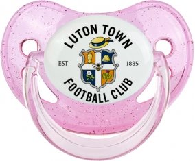 Luton Town Football Club Sucette Physiologique Rose à paillette