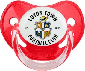 Luton Town Football Club Sucette Physiologique Rouge à paillette