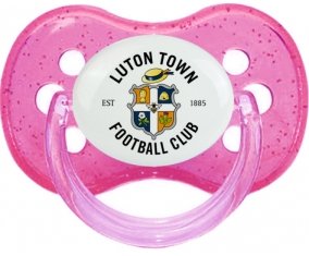 Luton Town Football Club Sucette Cerise Rose à paillette