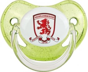 Middlesbrough Football Club Sucette Physiologique Vert à paillette