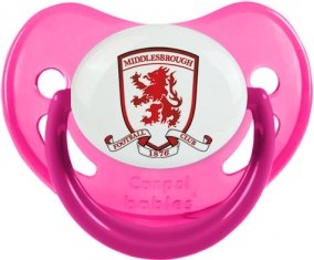 Middlesbrough Football Club Sucette Physiologique Rose phosphorescente