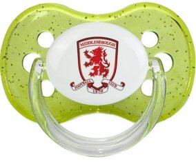 Middlesbrough Football Club Tétine Cerise Vert à paillette