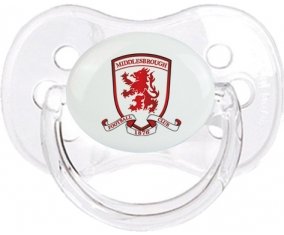 Middlesbrough Football Club Tétine Cerise Transparent classique