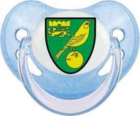 Norwich City Football Club Sucete Physiologique Bleue à paillette