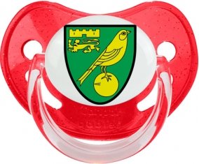 Norwich City Football Club Sucete Physiologique Rouge à paillette