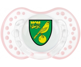 Norwich City Football Club Tétine LOVI Dynamic Retro-blanc-rose-tendre classique