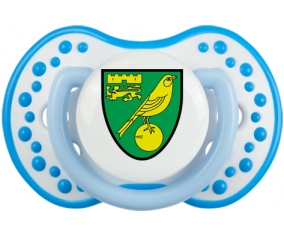 Norwich City Football Club Tétine LOVI Dynamic Blanc-bleu phosphorescente