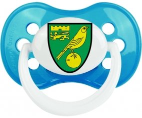 Norwich City Football Club Sucette Anatomique Cyan classique