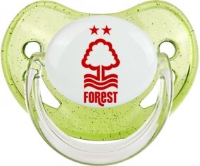 Nottingham Forest Football Club Sucette Physiologique Vert à paillette