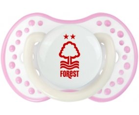 Nottingham Forest Football Club Sucette LOVI Dynamic Blanc-rose phosphorescente