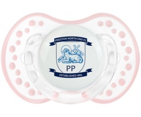 Preston North End Football Club Sucette LOVI Dynamic Retro-blanc-rose-tendre classique