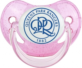 Queens Park Rangers Football Club Tétine Physiologique Rose à paillette