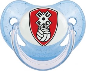 Rotherham United Football Club Sucette Physiologique Bleue à paillette