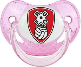 Rotherham United Football Club Sucette Physiologique Rose à paillette