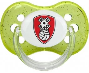 Rotherham United Football Club Sucette Cerise Vert à paillette