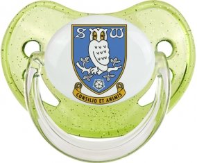 Sheffield Wednesday Football Club Sucette Physiologique Vert à paillette