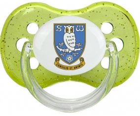 Sheffield Wednesday Football Club Tétine Cerise Vert à paillette