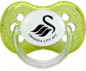 Swansea City Association Football Club Sucette Cerise Vert à paillette