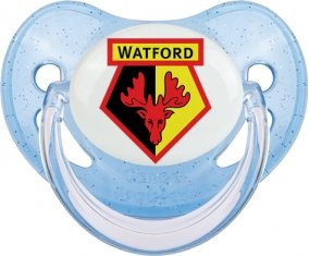 Watford Football Club Sucette Physiologique Bleue à paillette