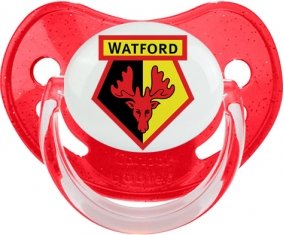 Watford Football Club Sucette Physiologique Rouge à paillette