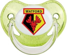 Watford Football Club Sucette Physiologique Vert à paillette