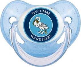Wycombe Wanderers Football Club Sucette Physiologique Bleue à paillette
