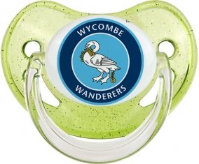 Wycombe Wanderers Football Club Sucette Physiologique Vert à paillette