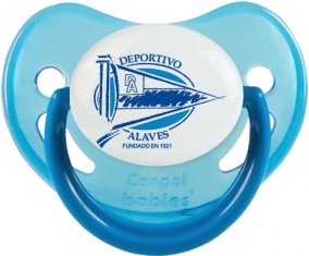 Deportivo Alavés Tétine Physiologique Bleue phosphorescente