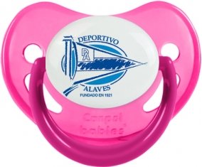 Deportivo Alavés Tétine Physiologique Rose phosphorescente