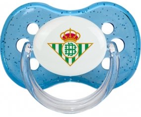 Real Betis Balompié Sucette Cerise Bleu à paillette