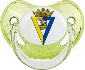 Cádiz Club de Fútbol Sucette Physiologique Vert à paillette
