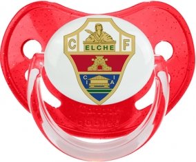 Elche Club de Fútbol Sucette Physiologique Rouge à paillette
