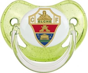 Elche Club de Fútbol Sucette Physiologique Vert à paillette