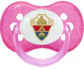 Elche Club de Fútbol Sucette Cerise Rose à paillette