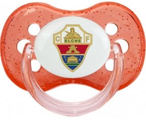 Elche Club de Fútbol Sucette Cerise Rouge à paillette