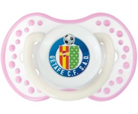 Getafe Club de Fútbol Sucette LOVI Dynamic Blanc-rose phosphorescente