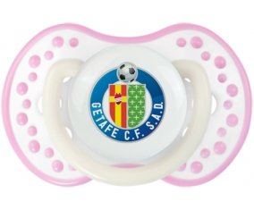 Getafe Club de Fútbol Sucette LOVI Dynamic Blanc-rose phosphorescente