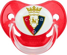 Club Atlético Osasuna Sucette Physiologique Rouge à paillette