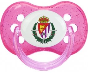 Real Valladolid Sucette Cerise Rose à paillette