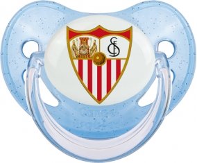 Séville Fútbol Club Sucette Physiologique Bleue à paillette